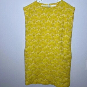 Ca’ Vagan Large bright yellow lined dress and pockets